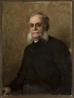 Portrait of Edward Leo (1829–1901), editor of “Gazeta Polska” by Leopold Horovitz