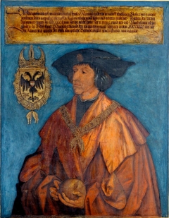 Portrait of Emperor Maximilian I by Albrecht Dürer