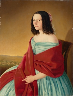 Portrait of Mária Szmrecsányi by Jozef Božetech Klemens