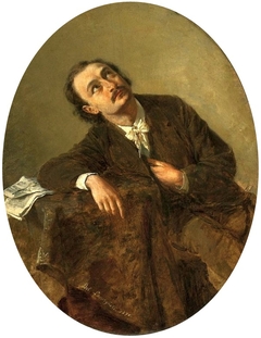 Portrait of musician Michał Hertz. by Bolesław Łaszczyński