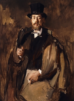 Portrait of Pál Szinyei Merse by Wilhelm Leibl