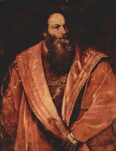 Portrait of Pietro Aretino by Titian