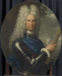 Portrait of Rear-Admiral Arent van Buren by Christoffel Lubienitzki