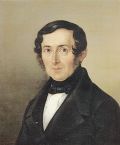 Portrait of Rector Gottlob Ehrenfried Dietrich by Georg Friedrich Kersting