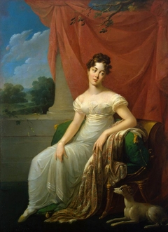 Portrait of Sofia Apraxina by Henri-François Riesener