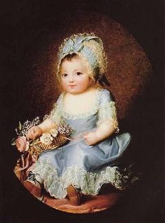 Portrait of Sophie de Bourbon ('Mademoiselle d'Arthois') (1776-1783) by Elisabeth Louise Vigée Le Brun