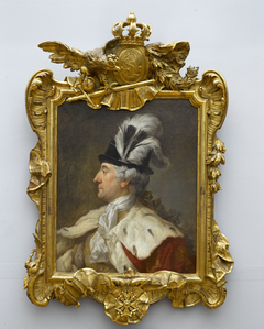 Portrait of Stanisław August in a feathered hat by Marcello Bacciarelli