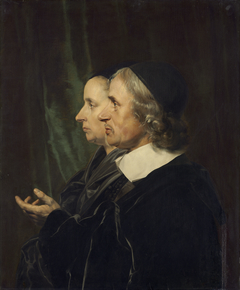 Portrait of the Artist's Parents, Salomon de Bray and Anna Westerbaen by Jan de Bray