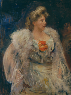 Porträt Fräulein Halbe by Lovis Corinth