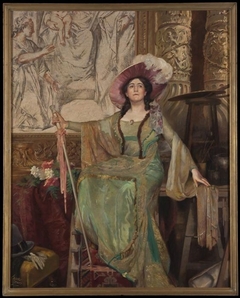 Portret van Alida Klein in de rol van Floria Tosca by Huib Luns