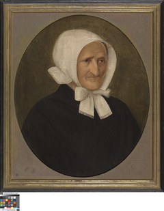 Portret van een vrouw by Jozef Dinnewet