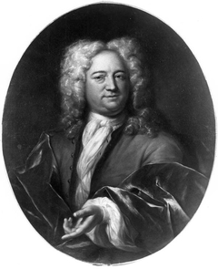 Portret van Johannes van Buuren (1648-1756?) by Jan Maurits Quinkhard