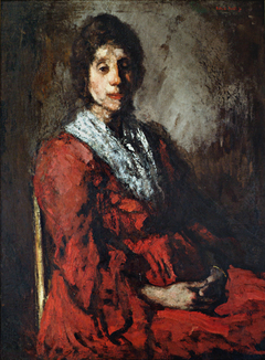 Portret van Malvina by Jakob Smits