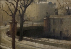 Regent's Canal at Maida Avenue, Winter by John Hill