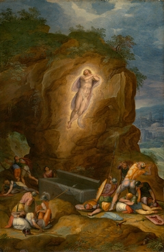 Resurrection of Christ, after studies by Michelangelo by Marcello Venusti