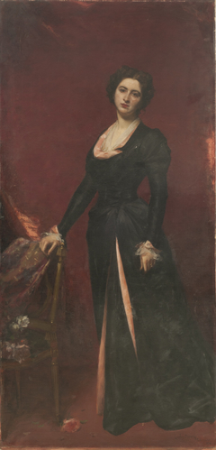 (Retrato de María del Carmen Reyna y Roballos de Fernández Blanco), Retrato de María Reyna de Fernández Blanco by Carolus-Duran