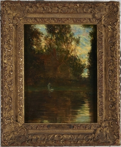 River Landscape by Homer Dodge Martin