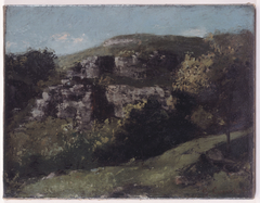 Rochers à Ornans by Gustave Courbet