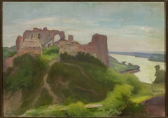 Ruins at the Vistula River bank – Janowiec by Władysław Ślewiński