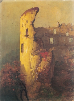 Ruins of Castle Tower in Ojców by Wojciech Gerson