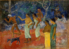 Scene from Tahitian Life by Paul Gauguin