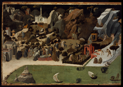 Scenes from the Lives of the Desert Fathers (Thebaid) by Fra Angelico