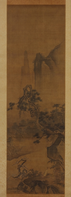 Scholar Viewing Plum Blossoms by Anonymous