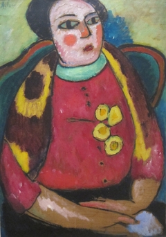 Seated Woman by Alexej von Jawlensky