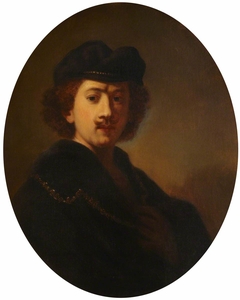 Self-portrait (after Rembrandt) by Anonymous