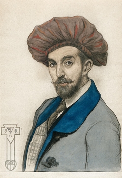 Self-portrait by Agathon Fabergé