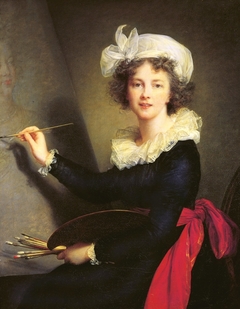 Self-portrait in Uffizi by Elisabeth Louise Vigée Le Brun