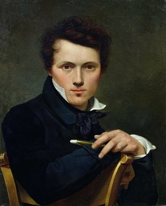 Self-portrait of Claude-Marie Dubufe by Claude-Marie Dubufe