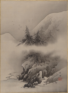 Snow Landscape by Hashimoto Gahō