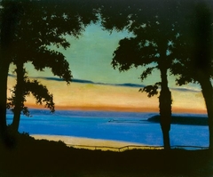 Soir, Côte de Grâce by Félix Vallotton