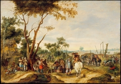 Soldiers Bivouacking by Peter Snayers