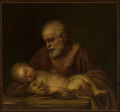 St. Joseph with Child Jesus by Giovanni Battista Salvi da Sassoferrato