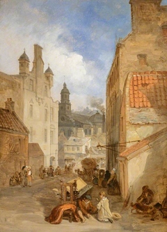 St Patrick's Church, Cowgate, Edinburgh by David Roberts