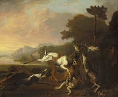 Stag Hunt by Abraham Daniëlsz. Hondius