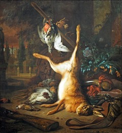 Still Life with Dead Rabbit and Birds by Jan Weenix