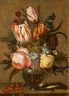 Still Life with Flowers by Ambrosius Bosschaert II