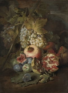 Still life with fruit by Abraham Brueghel