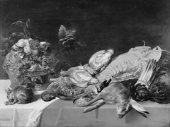 Still Life with Small Game, Fruit, Lobster and a Squirrel by Frans Snyders