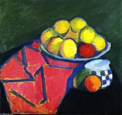 Stillleben mit Äpfeln (Jawlensky) by Alexej von Jawlensky