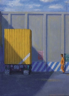 Study for the Yellow Truck by Jeffrey Smart