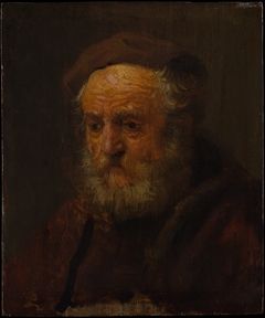 Study Head of an Old Man by Style of Rembrandt