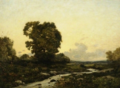 Sunset by Henri Harpignies