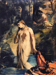 Susanna bathing. by Théodore Chassériau