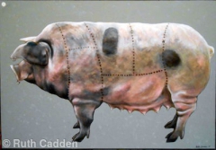 Tattoo Pig by Ruth Cadden