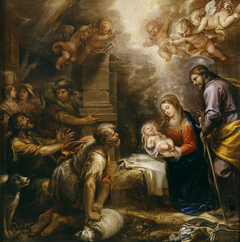 The Adoration of the Shepherds by Francisco Rizi