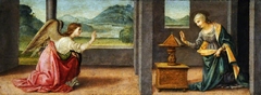 The Annunciation by a follower of Lorenzo di Credi